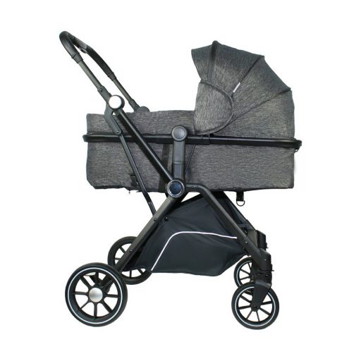 Mama Kiddies Lion Royal Edition 3-in-1 Multifunktionskinderwagen mit Zubehör in Grau + Geschenk