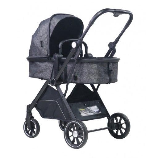 Mama Kiddies Lion Royal Edition 3-in-1 Multifunktionskinderwagen mit Zubehör in Grau + Geschenk