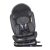 Um 360 Grad drehbarer ISOFIX-Autositz Mama Kiddies iSize Phoenix Edition Rotary Protect GT (40 -150 cm) in Schwarz mit Sonnenblende