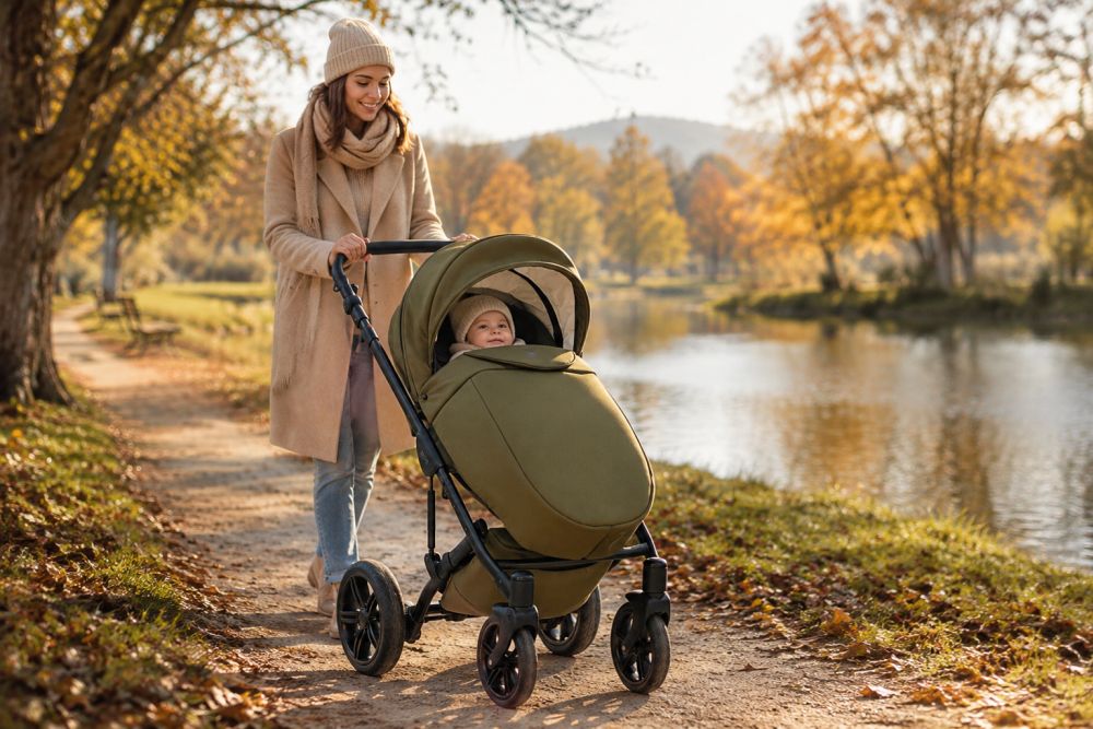 Mit Baby im Herbst unterwegs – worauf sollten Eltern achten?
